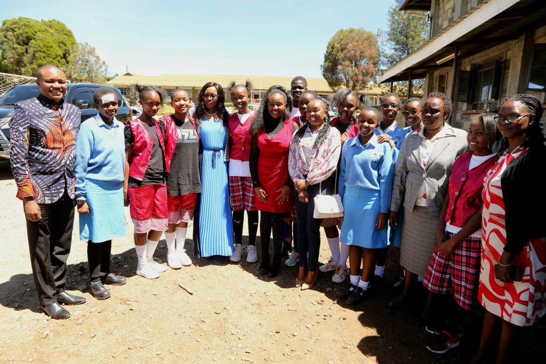 Governor Kihika, Molo MP Kuria Kimani opens a new dormitory at Mary Mount Secondary School in Molo
