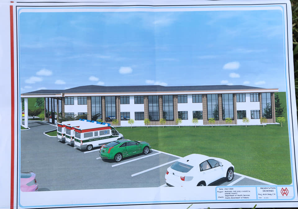 Artist impression of the Salgaa Level-4 Hospital