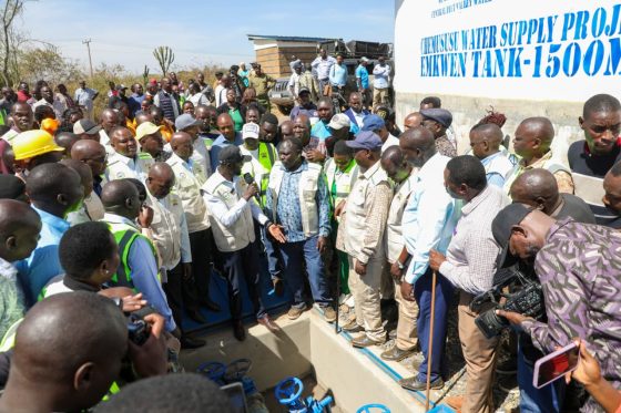 Nakuru Set for Major Water Boost as Chemususu Dam Supply come to life