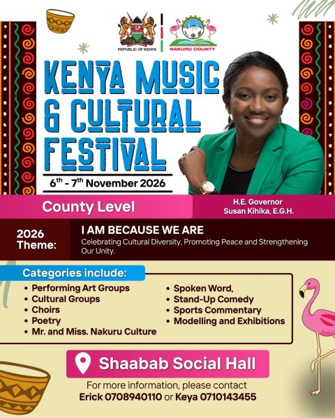 Kenya Music & Cultural Festival Shaabab Social Hall